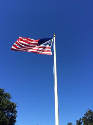 符号, 美国的国旗飘扬, 国旗, 美国, 美国国旗, 爱国主义, 天空