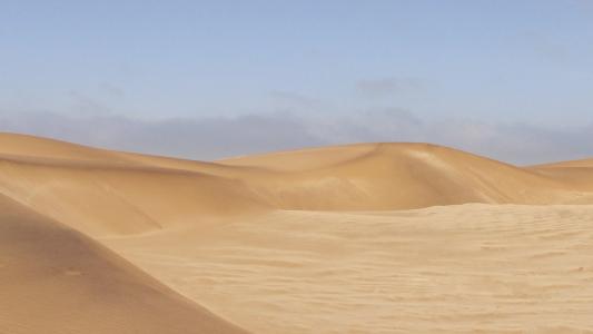 沙漠, 纳米比亚, 沙子, 沙丘, 干, 非洲, 沙丘