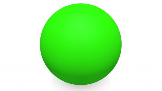 球, 关于, 绿色