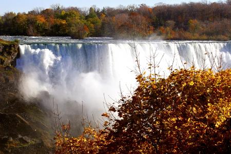瀑布, 尼亚加拉大瀑布, 加拿大, 河, 自然, 瀑布, 流动