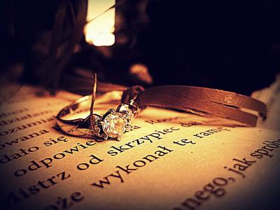 戒指, 钻石, 书, 订婚, 珠宝首饰, 爱, 浪漫