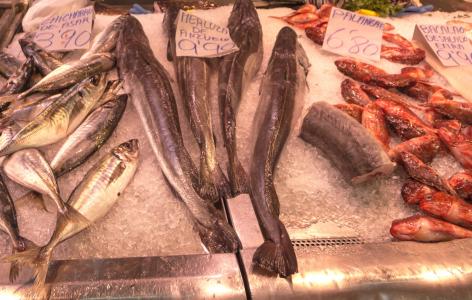 鱼, 鱼店, 市场, 鳕, 红乌鱼, 沙丁鱼, 冰