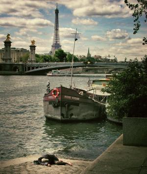 巴黎, 法国, 埃菲尔铁塔, 运输, 具有里程碑意义, 其, 建筑