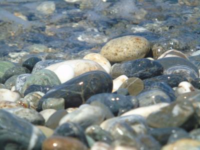 鹅卵石, 石头, 岩石, 水, 自然, 海