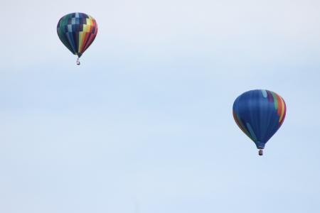 热气球, 天空, 空气, 气球, 蓝色, 飞行, 乐趣