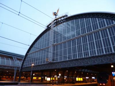火车站, 建筑, 阿姆斯特丹, 屋顶, 大厅, 建设, 中央车站