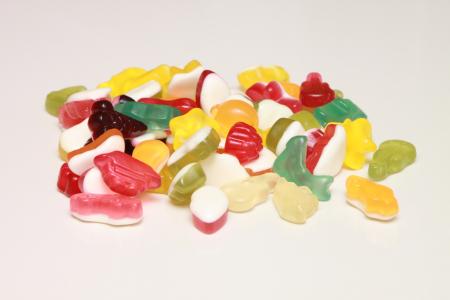 糖果, 彩色, 水果, 软糖, 果冻, 形状, 食品