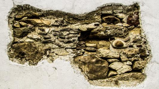 墙上, 损坏, 风化, 年龄, 房子, 老, 塞浦路斯