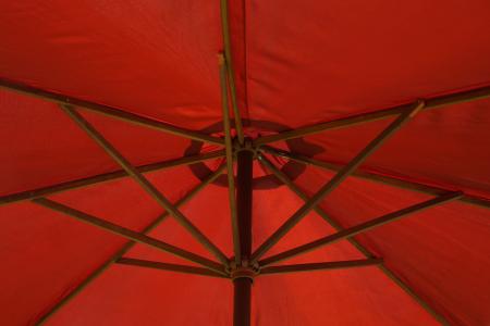 阳伞, 屏幕, 红色, 伸出, 关闭, 详细, 脚手架