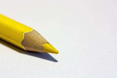 钢笔, 彩色的铅笔, 黄色, 多彩, 彩色铅笔, 蜡笔, 钢笔