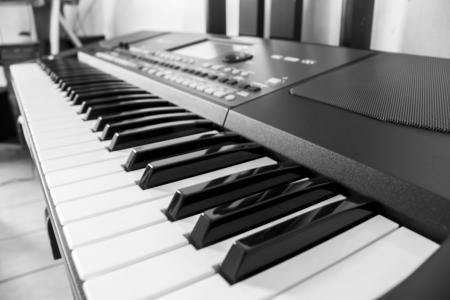 键盘, 编曲, 音乐, 黑色和白色, 文书, 钢琴, 乐器