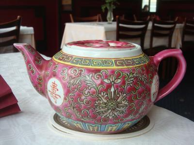 茶壶, 中文, 粉色, 瓷器, 很好, 表, 餐厅