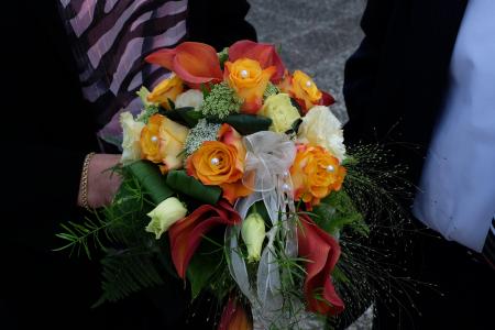 新娘花束, 花, 婚礼, 浪漫, 斯特劳斯, 祝贺, 象征主义