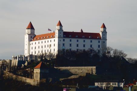 布拉索夫, 城市, 斯洛伐克, 城堡, 塔, 建筑, 著名的地方