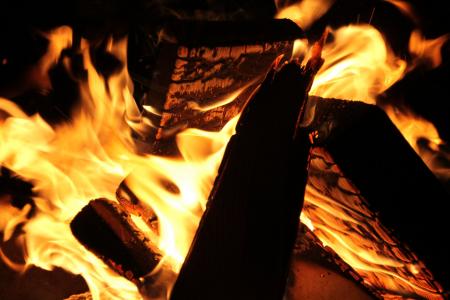 消防, 余烬, 木材, 火焰, 篝火, 热, 烧伤