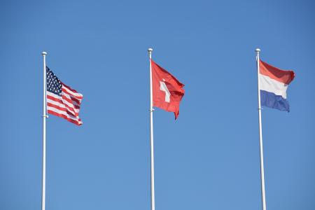 旗帜, 国家, 国家, 状态, 天空, 美国, 瑞士