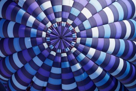 蓝色, 紫色, 白色, 黑色, 螺旋, 天花板, 雨伞