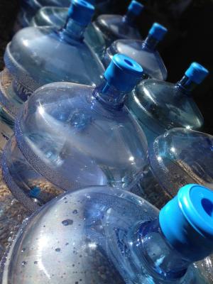 瓶, 瓶水, 空瓶, 蓝色, 塑料瓶