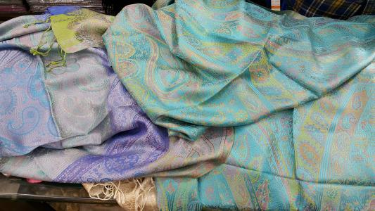 印度, 羊绒, 羊毛, 纺织, 模式, 围巾