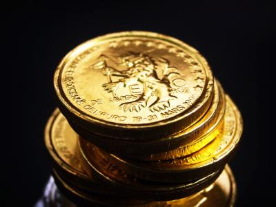 硬币, 黄金, 现金, 分离, 塔, 经济, 速率