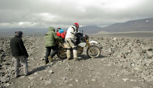 冰岛, 摩托车, 互助, 团结, 冒险