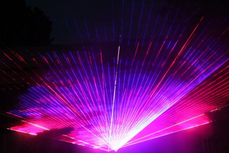 lasershow, 科特布斯, 德国, 摘要, 晚上, 发光, 背景