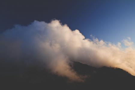 cloudscape, 云彩, 天空, 云的天空, 多云的天空, 自然, 气氛