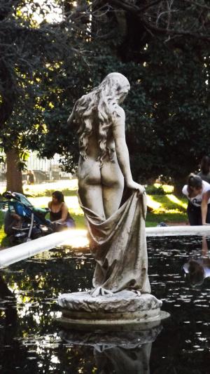 雕像, 公园, 来源, 雕塑, 裸体, 文化, 景观