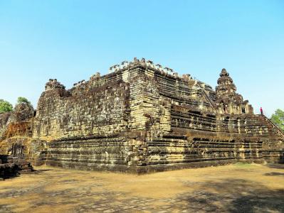 柬埔寨, 吴哥, 寺, baphuong, 废墟, 宗教, 宗教