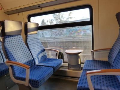 德国联邦铁路公司, 坐, 蓝色, 区域的火车
