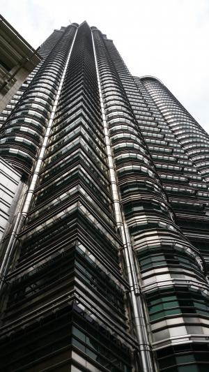 马来西亚国家石油公司双塔, 香港吉隆坡, 摩天大楼, 银, 反思, 立面