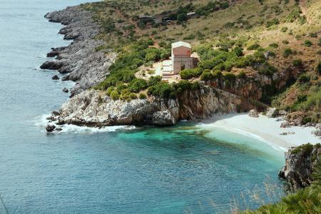 西西里岛, 景观, 海, 水, 岩石-对象, 自然, 没有人