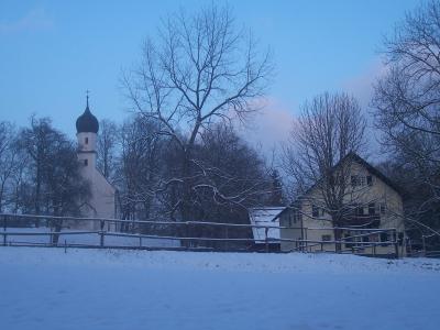 德国, 景观, 天空, 云彩, 冬天, 雪, 冰