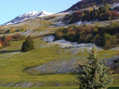 秋天, 山脉, 雪, 瑞士, 景观, 自然, 山