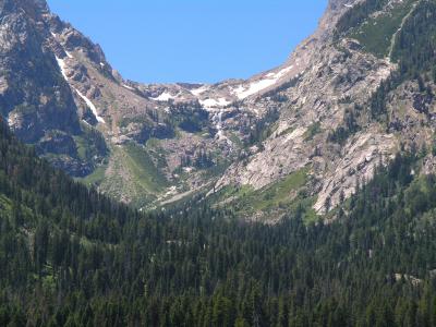 大提顿国家公园, 怀俄明州, 天空, 山脉, 雪, 山谷, 峡谷