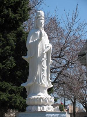 观音雕像, 从林佛寺, 芝加哥, 伊利诺伊州