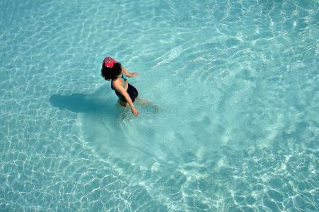 游泳池, 水, 夏季, 蓝色, 假日, 放松, 浴室