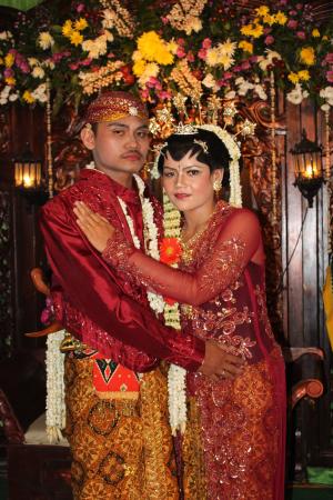婚礼, 传统爪哇, 传统, 蜡染, 文化
