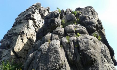 岩石, 爬上, 砂石, 自然, 攀岩, 山脉, 墙上