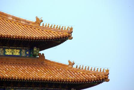 中国, 北京, 北京, 紫禁城, 屋面, 皇帝, 亭子