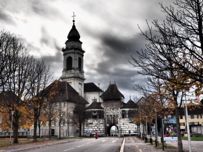 baseltor, solothurn, 圣休斯大教堂, 教堂中殿, 大教堂, 圣殿和维克多大教堂, 圣 ursen 大教堂