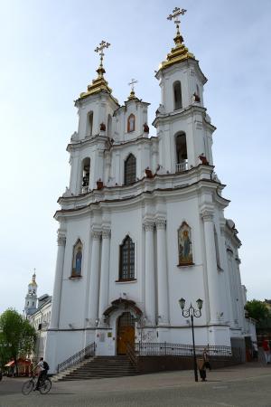 教会, 白俄罗斯, 维捷布斯克, 复活教会, 建筑, 宗教, 大教堂