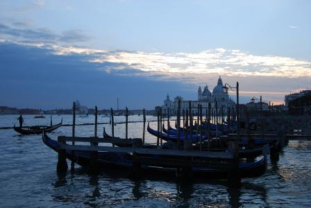 威尼斯, 意大利, 拉古纳, 海, 吊船
