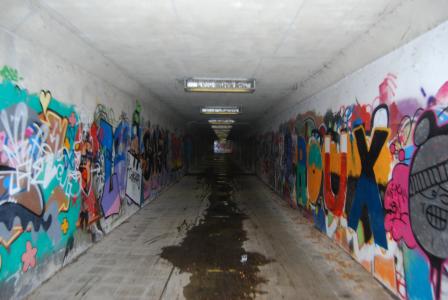 涂鸦, 绘图, 隧道, 壁画, 人为破坏, 行人隧道