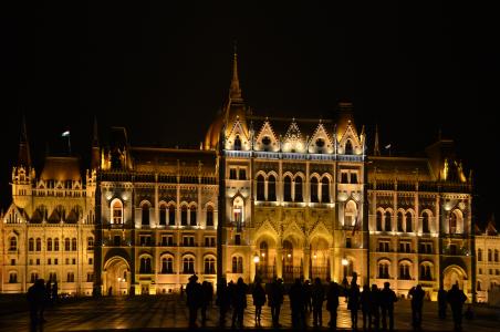 布达佩斯, 黑色和白色, 地铁, 晚上, 晚上, 速度, 旅行