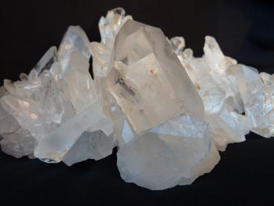 岩石水晶, 清除为白色, 宝石顶, 大块的宝石, 玻, 透明, 半透明