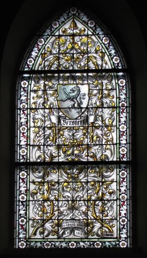 berstett, 新教教会, 彩色玻璃, 窗口, 宗教, 装饰, 历史
