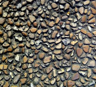 石头, 小, 岩石, 矿产, 棕色, 灰色
