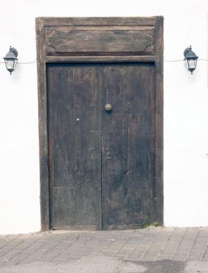 目标, 门, 旧门, 家门口, 木材, 前门