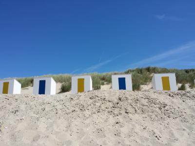 海滩, 荷兰, 海, 海岸, 假日, 沙子, 自然